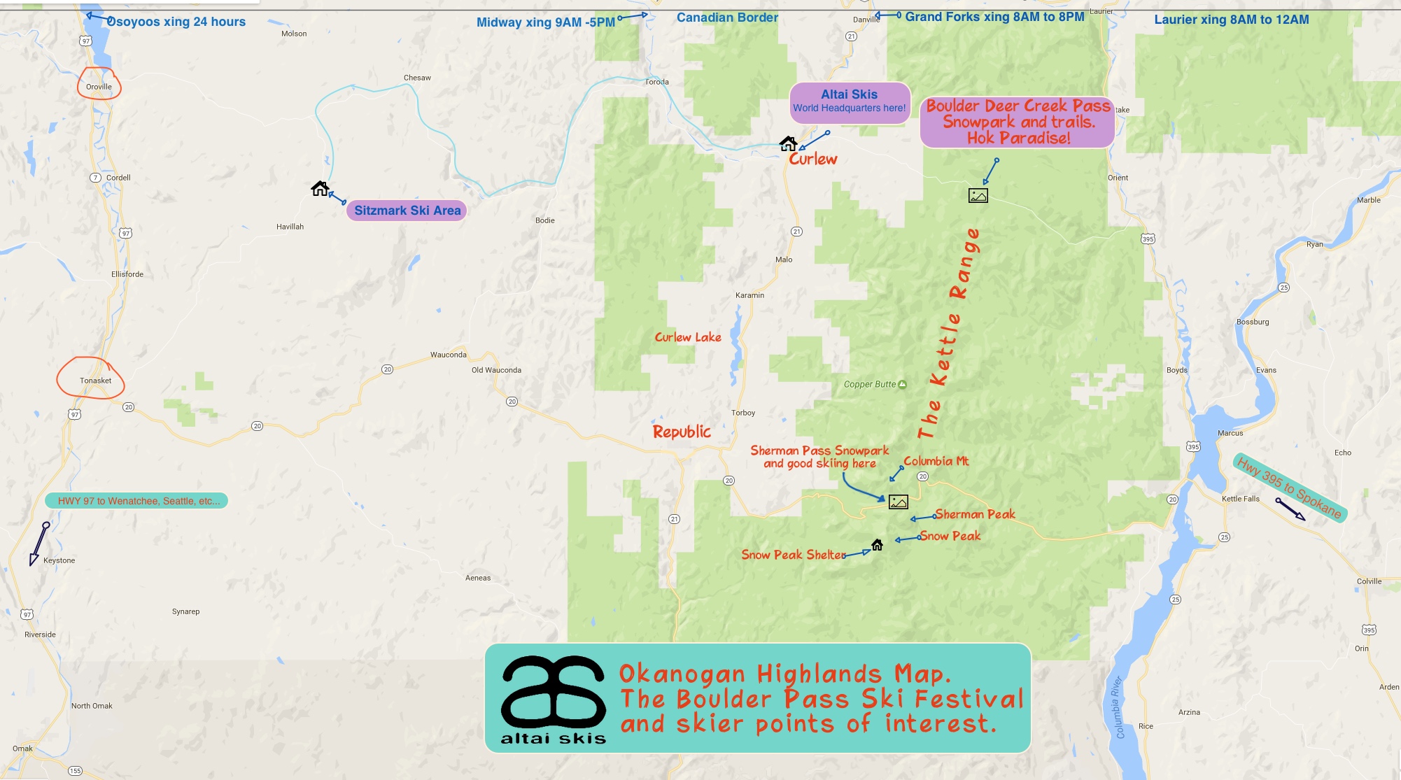 Boulder Pass Backcountry Hok dan Festival Ski – Skishoeing